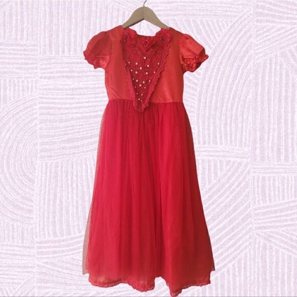 Girls Red Dress - NWOT - Picture 1 of 4